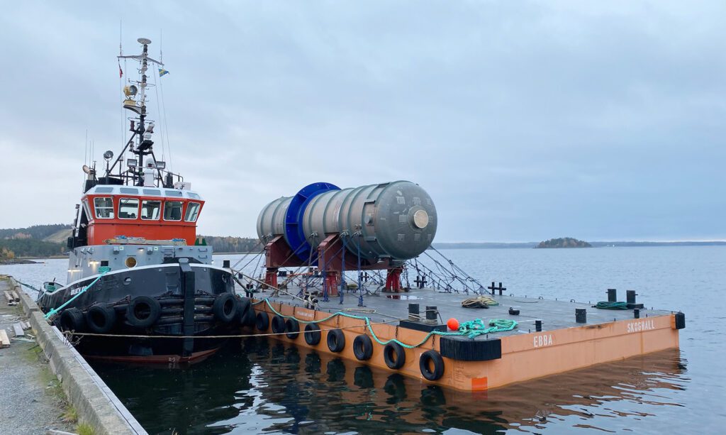 Sandinge's barge Ebba.